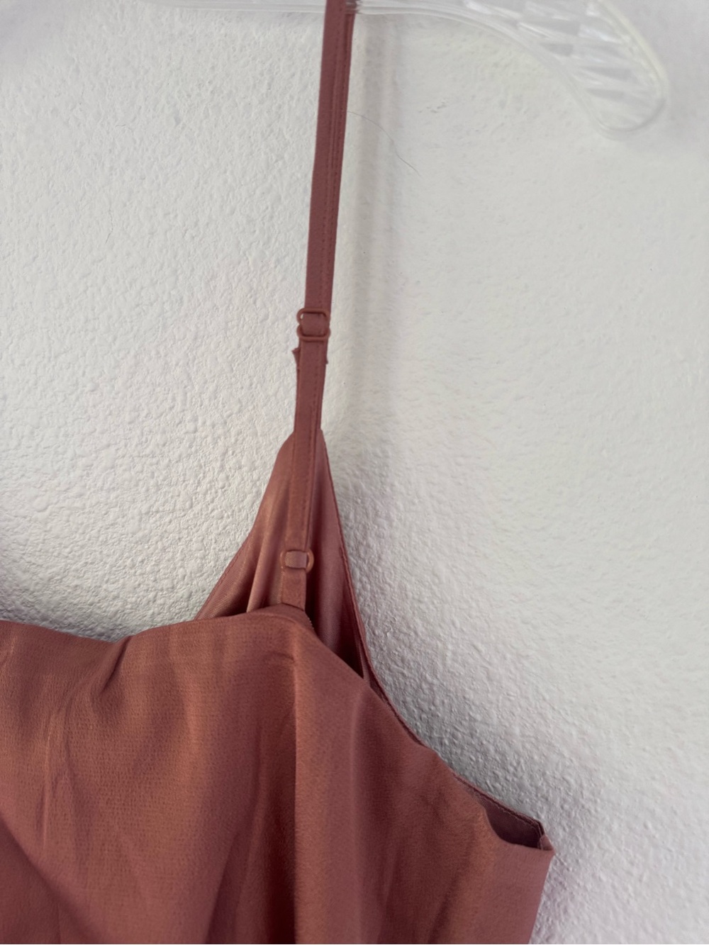 Lascana Satin Midi Dress Tie-Waist Spaghetti-Strap Slip Wrap 10 NWT - Picture 9 of 15